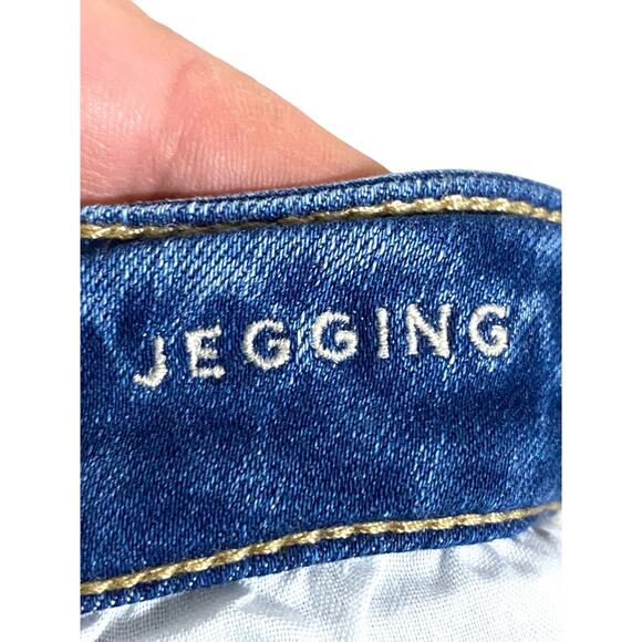 American Eagle Jegging Jeans Womens 0R Next Level Stretch Distressed Destroyed - Picture 8 of 10